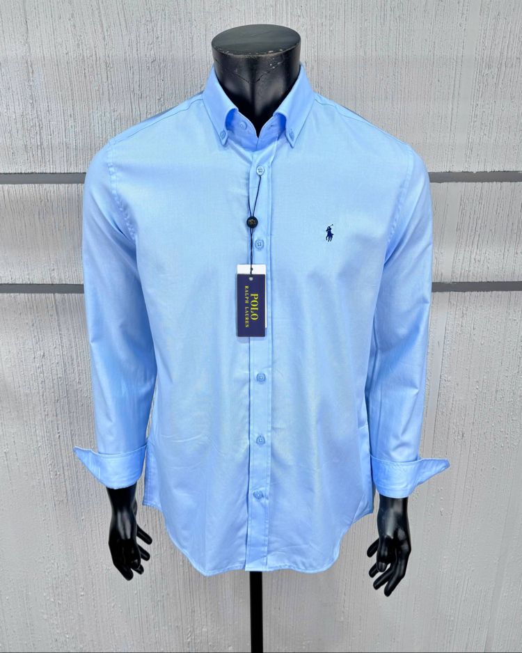 POLO RALPH LAUREN OXFORD KUMAŞ GÖMLEK GÖĞÜSTE İMZA MİDİLLİ NAKIŞ