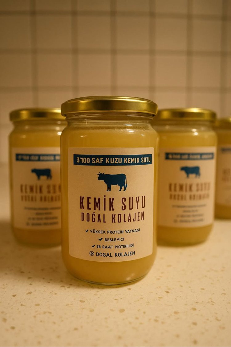 İlikli kuzu kemik suyu ( 660 ml x 5 )