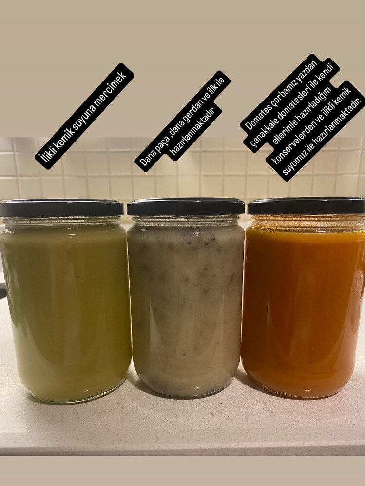 Kemik Suyuna Mercimek Çorbası