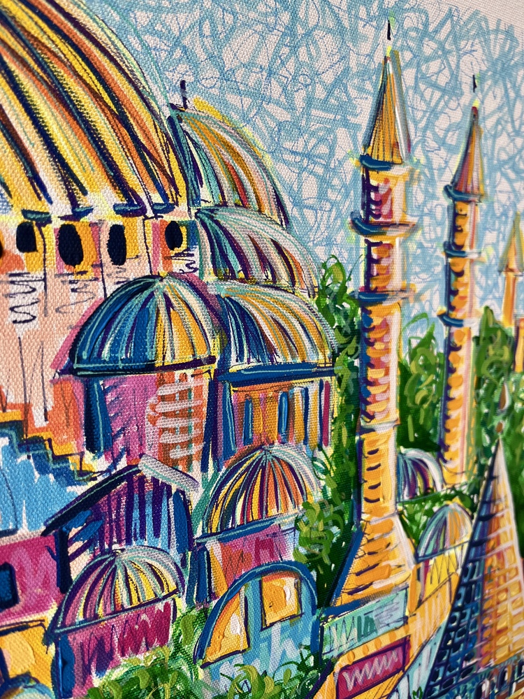 İstanbul, 70*50cm 