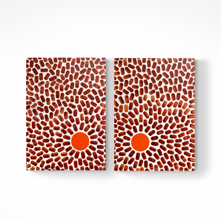 Chocolate Twin, 100x70cm