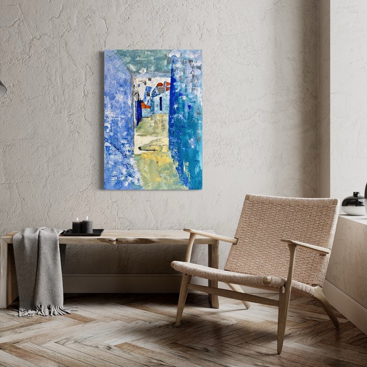 Lost in Blues, 100*70 cm