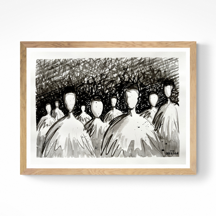The Silent Ones, 50*35 cm