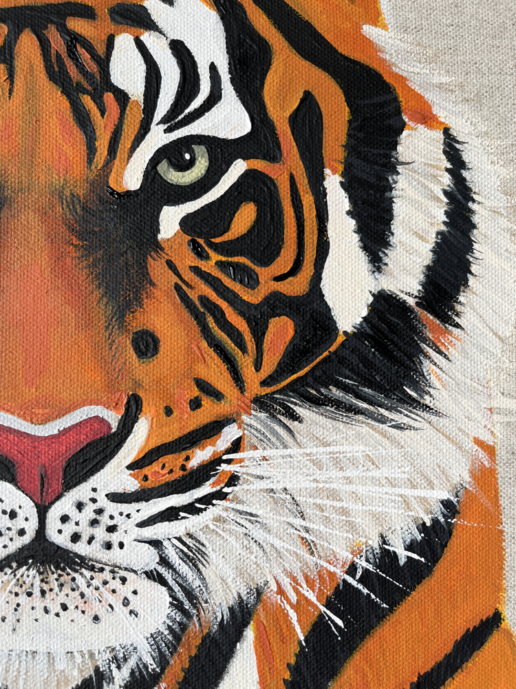 The Tiger, 120*90 cm 