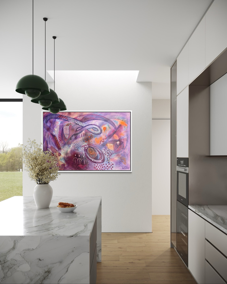 Bioluminescent Memory, 120*80 cm