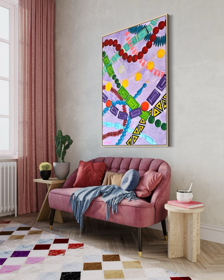 Festival Vibes, 120*80 cm