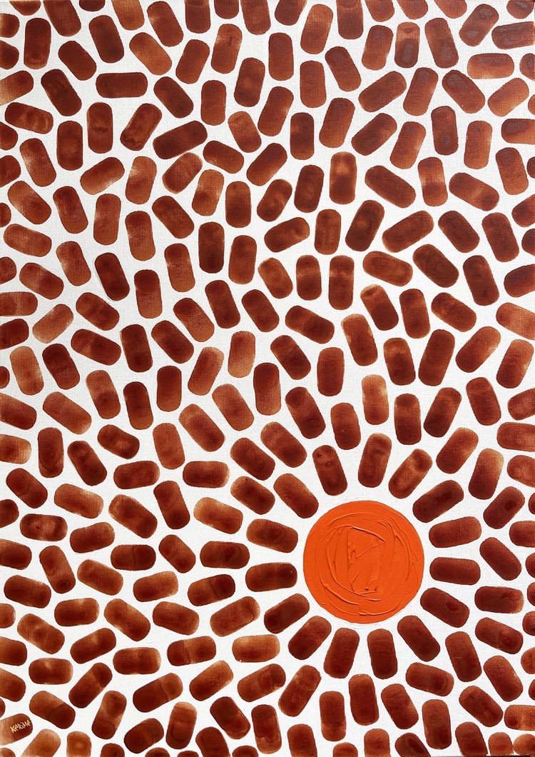 Chocolate Twin, 100x70cm