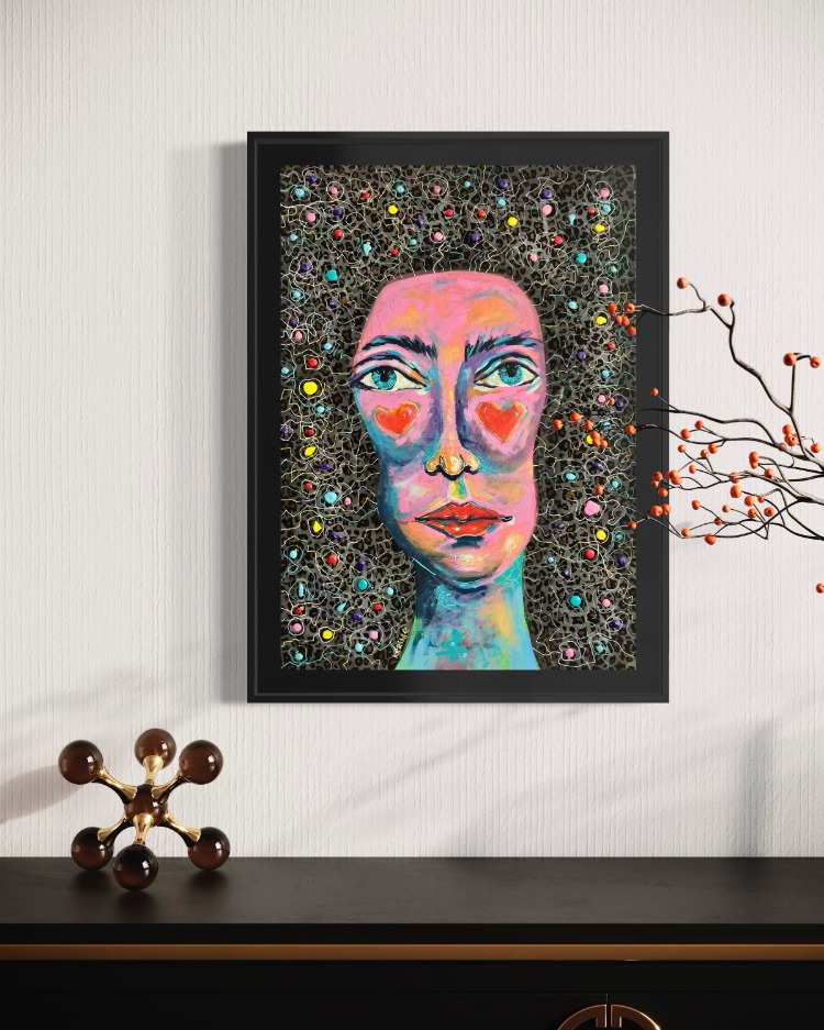 The Lady, 50x35 cm