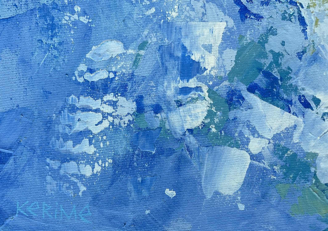 Lost in Blues, 100*70 cm