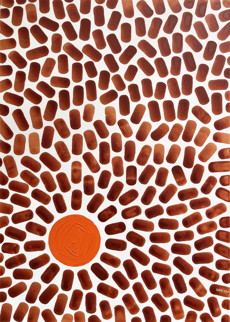 Chocolate Twin, 100x70cm
