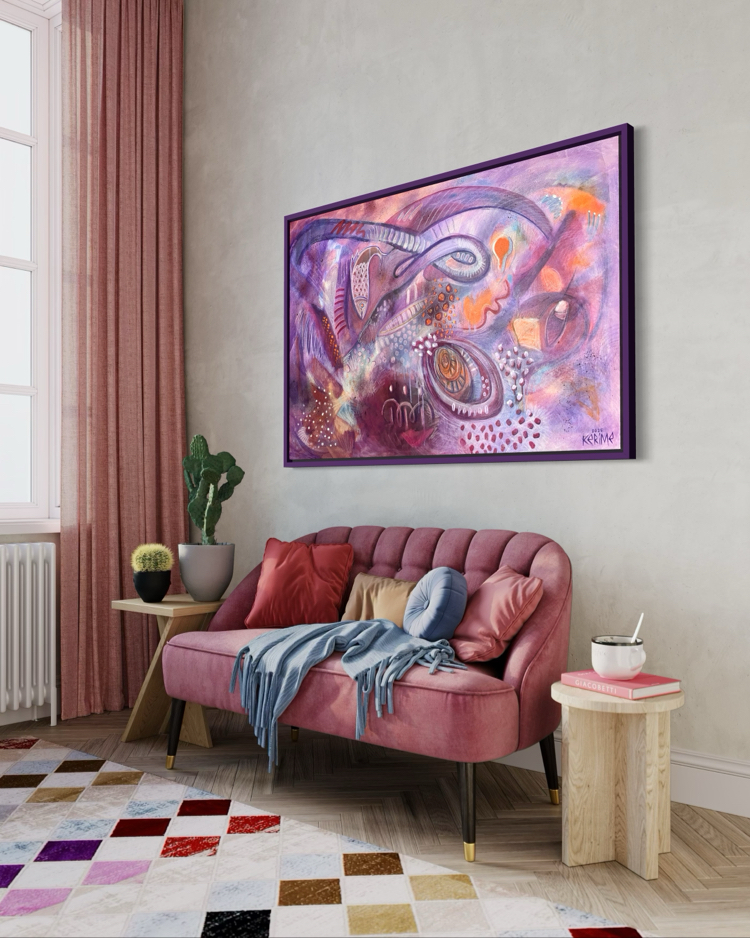 Bioluminescent Memory, 120*80 cm