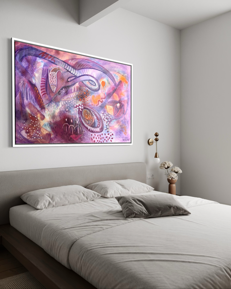 Bioluminescent Memory, 120*80 cm