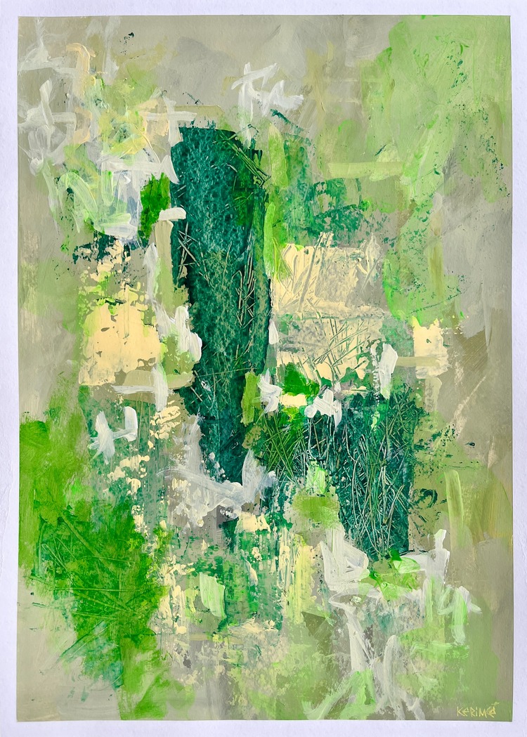 Green Thoughts-1, 50*35 cm