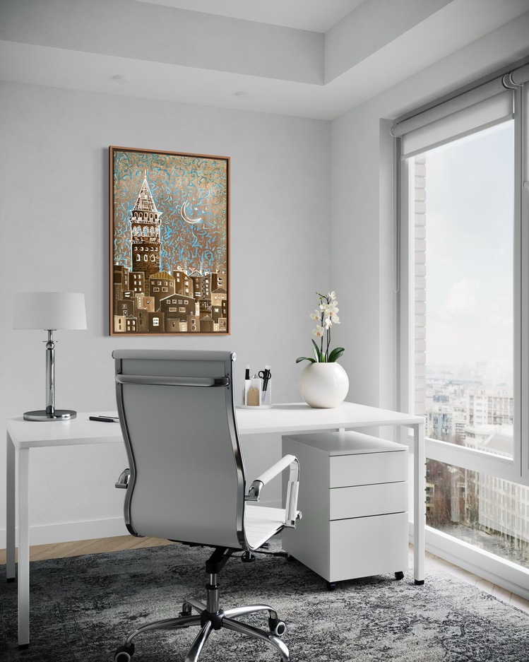 Crescent of Galata, 90*60cm 