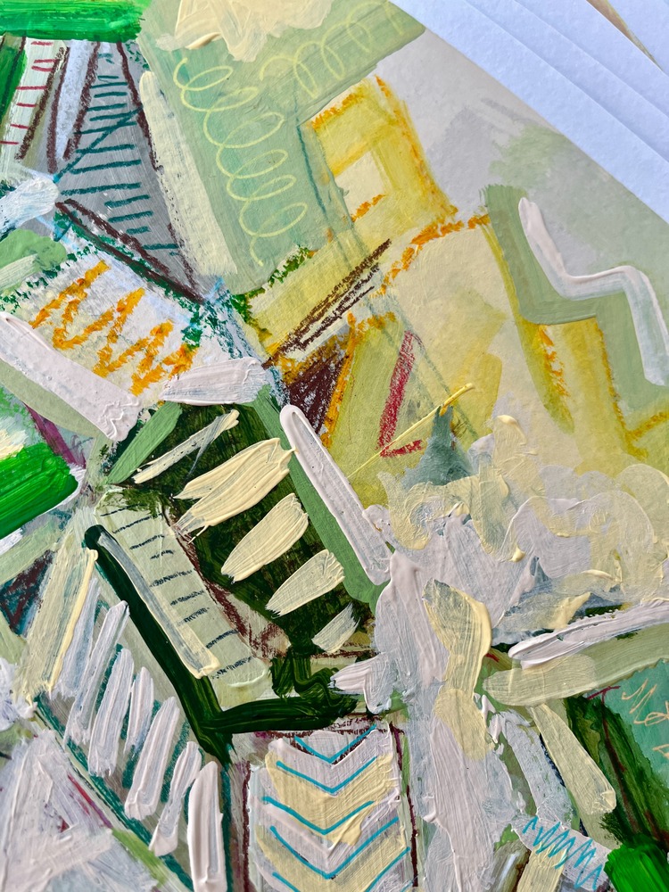 Green Thoughts-2, 50*35 cm