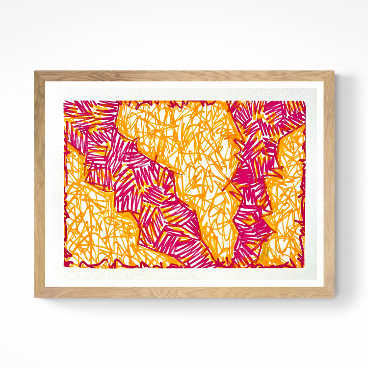 Stories of Lines-8  50*35 cm