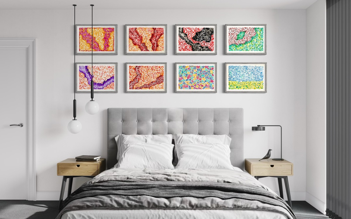 Stories of Lines Serisi  140*100 cm