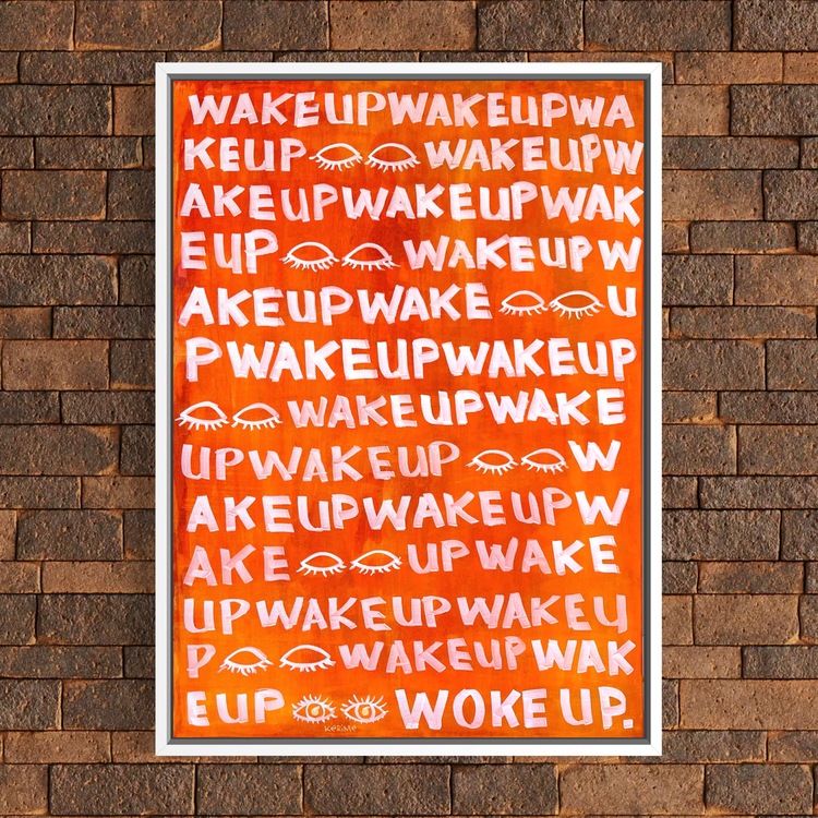 Woke Up, 70*50cm 