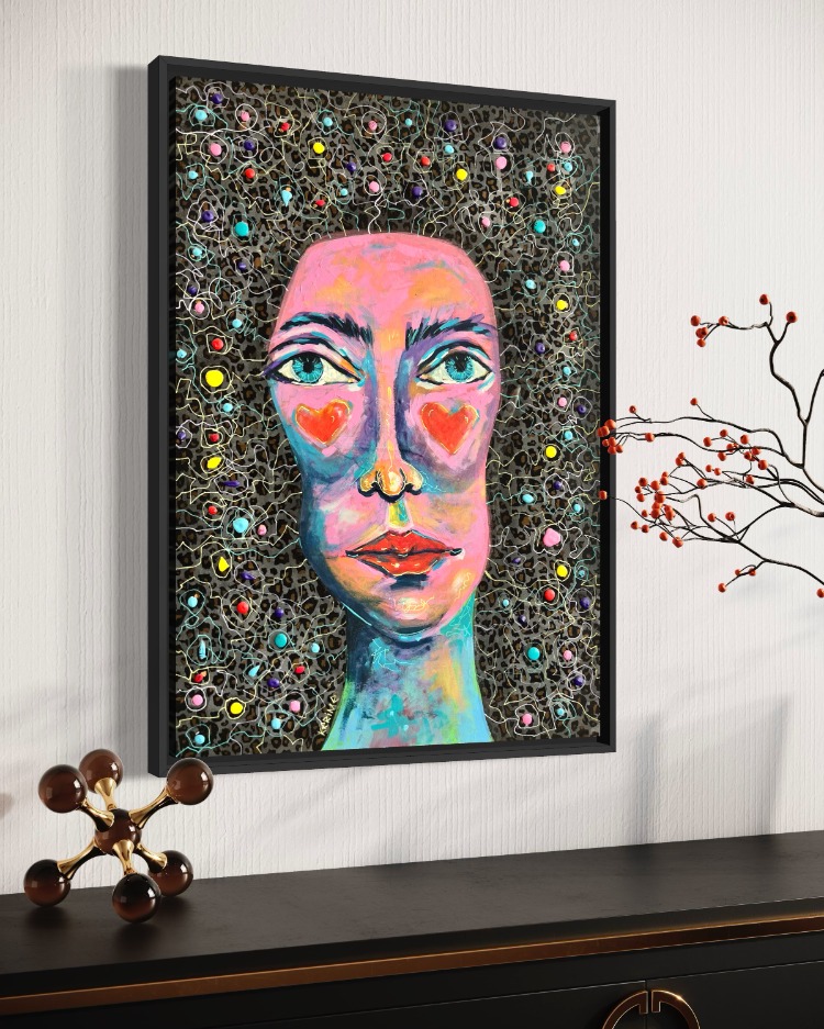 The Lady, 50x35 cm