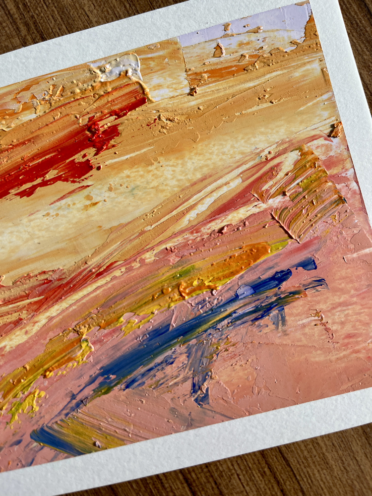 Oil Abstract , 21x15 cm