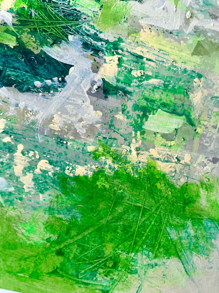 Green Thoughts-1, 50*35 cm