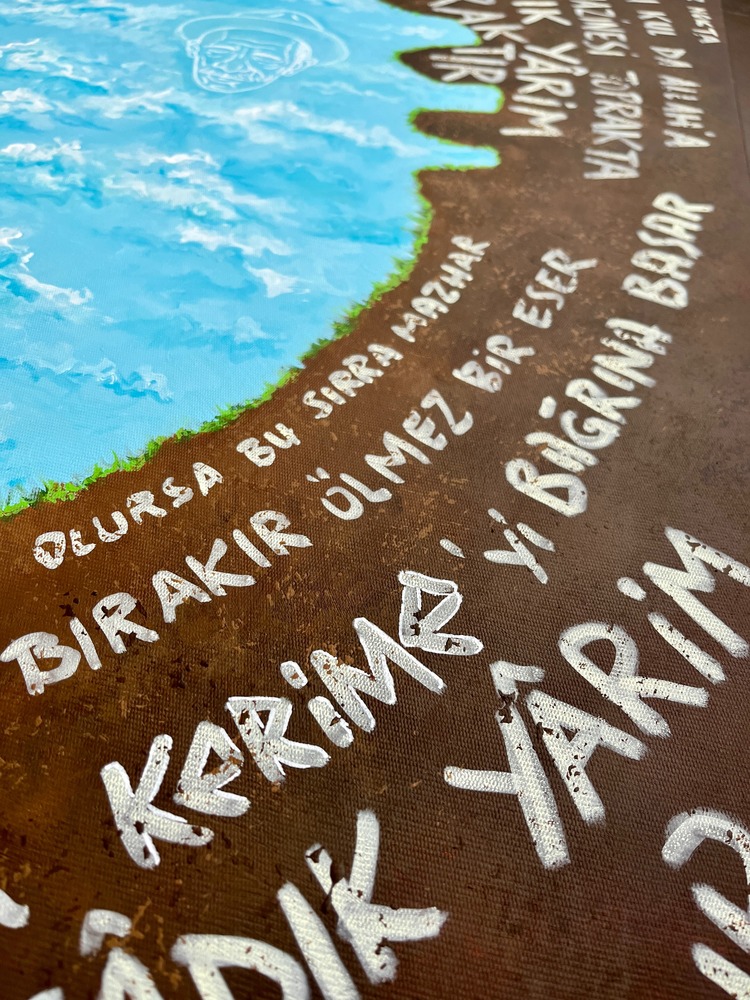 Kara Toprak, 100*70 cm