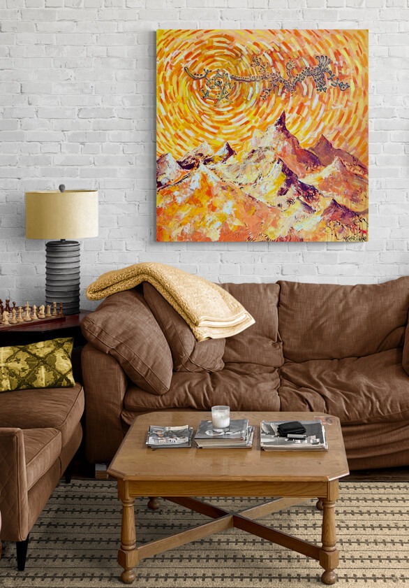 Derviş, 90*90cm