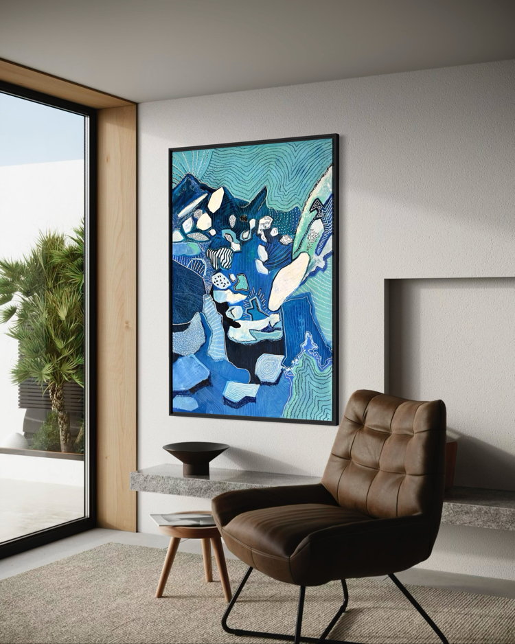 Blue Heaven, 120*80 cm