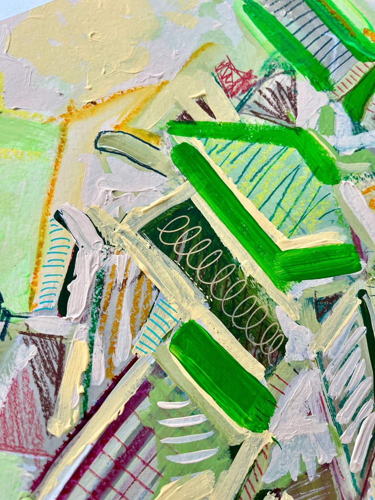 Green Thoughts-2, 50*35 cm