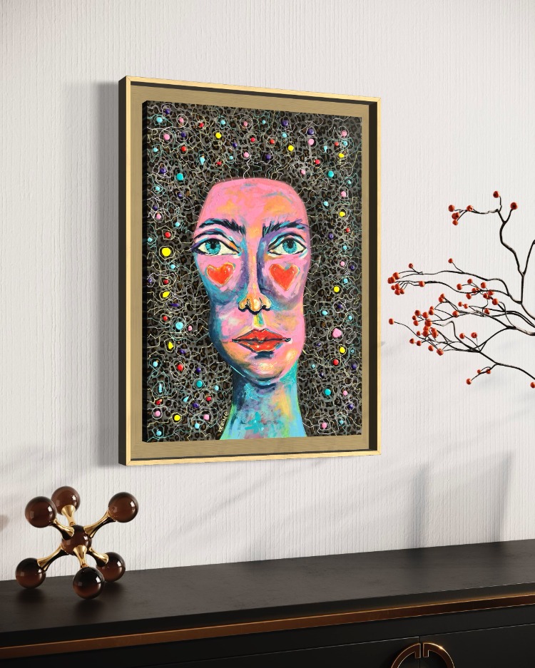 The Lady, 50x35 cm