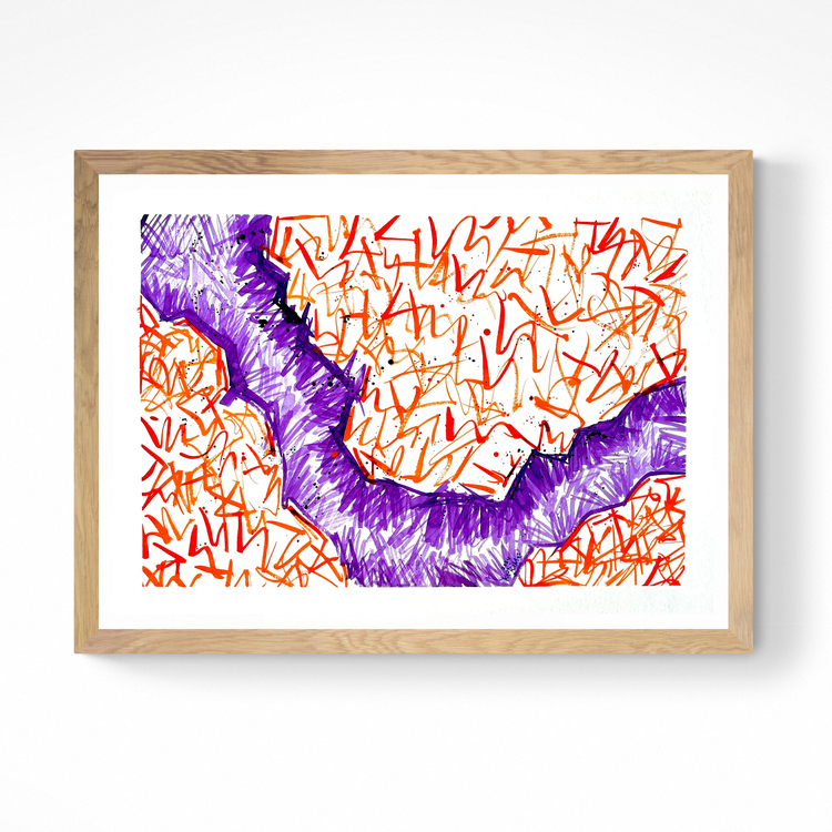 Stories of Lines-2  50*35 cm
