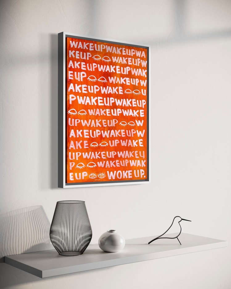 Woke Up, 70*50cm 