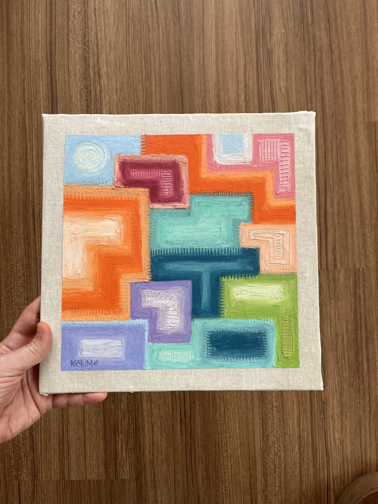 Pastel Vibes-5 , 26x26 cm