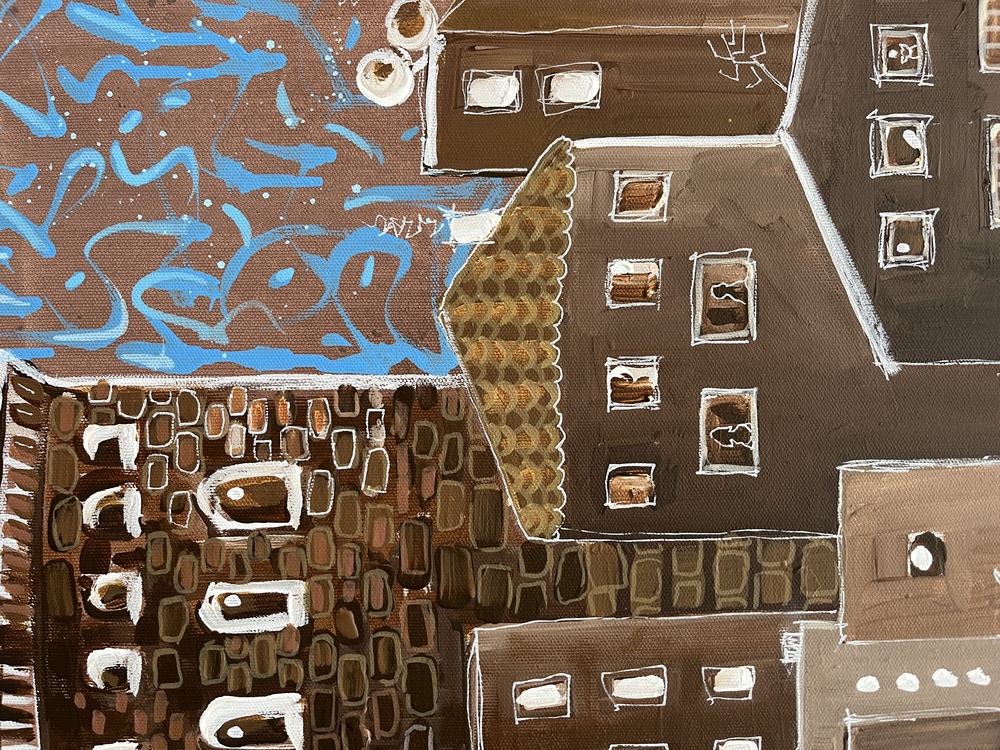 Crescent of Galata, 90*60cm 