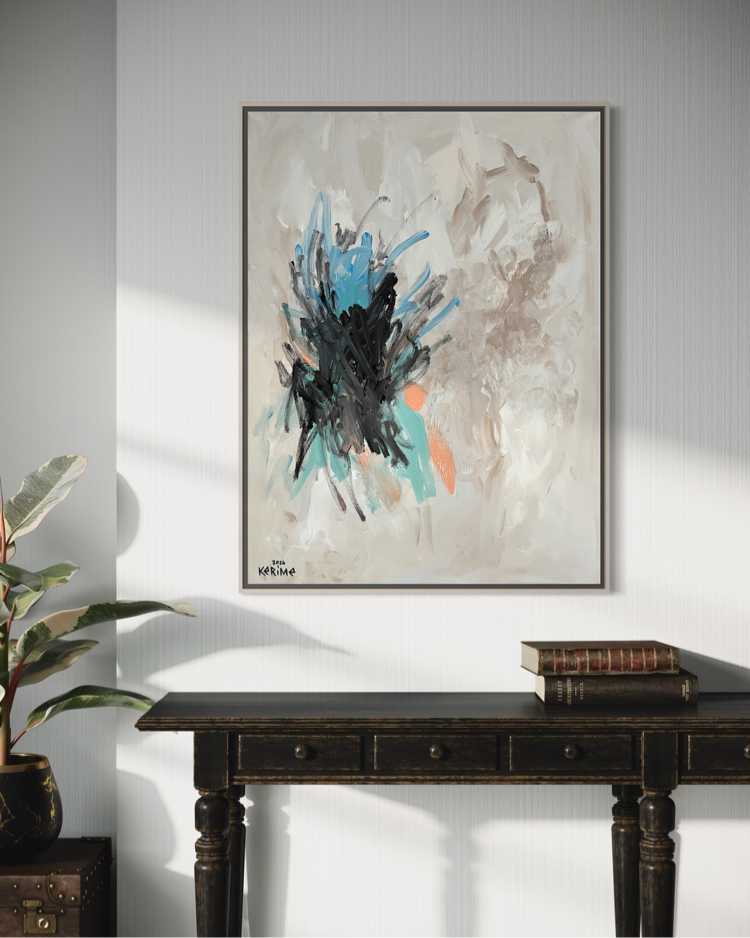 The Calm Overthinker, 80*60 cm