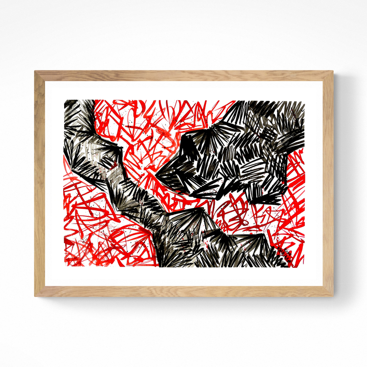 Stories of Lines-6  50*35 cm