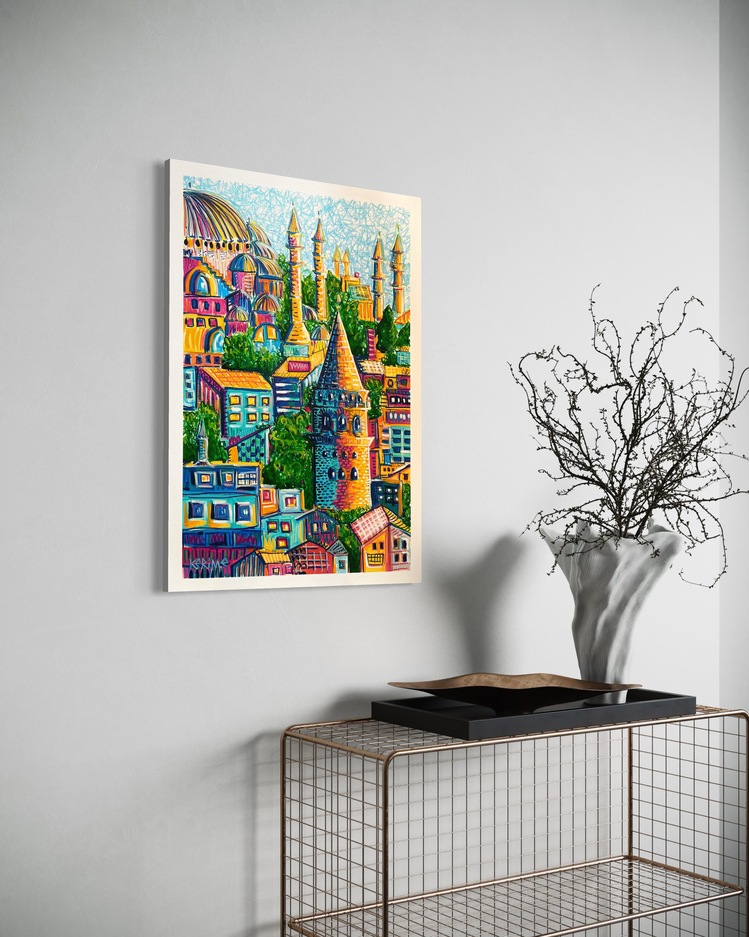 İstanbul, 70*50cm 