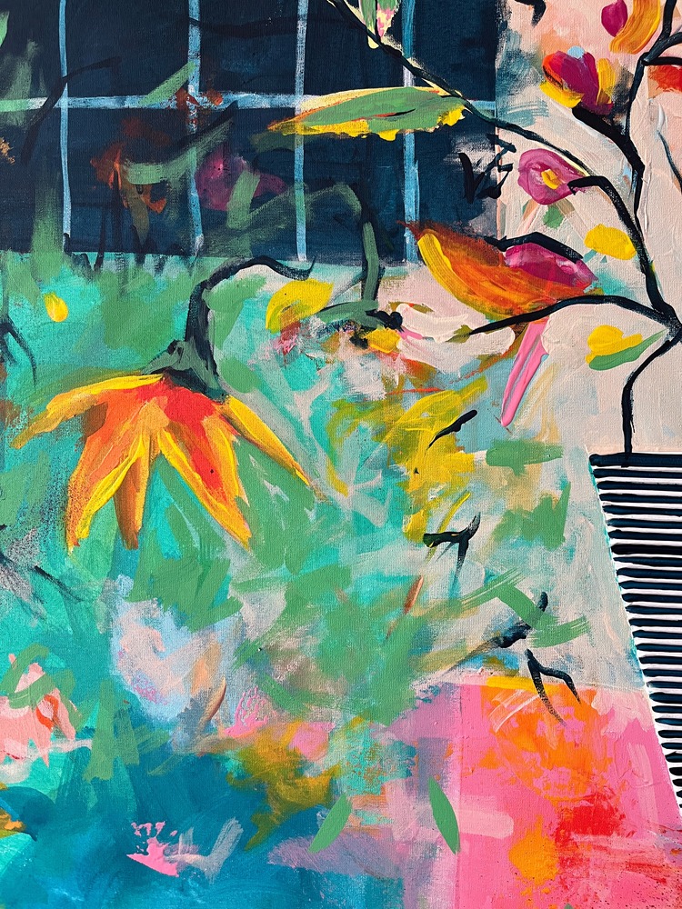 Gönül Çiçeği, 100*100cm 