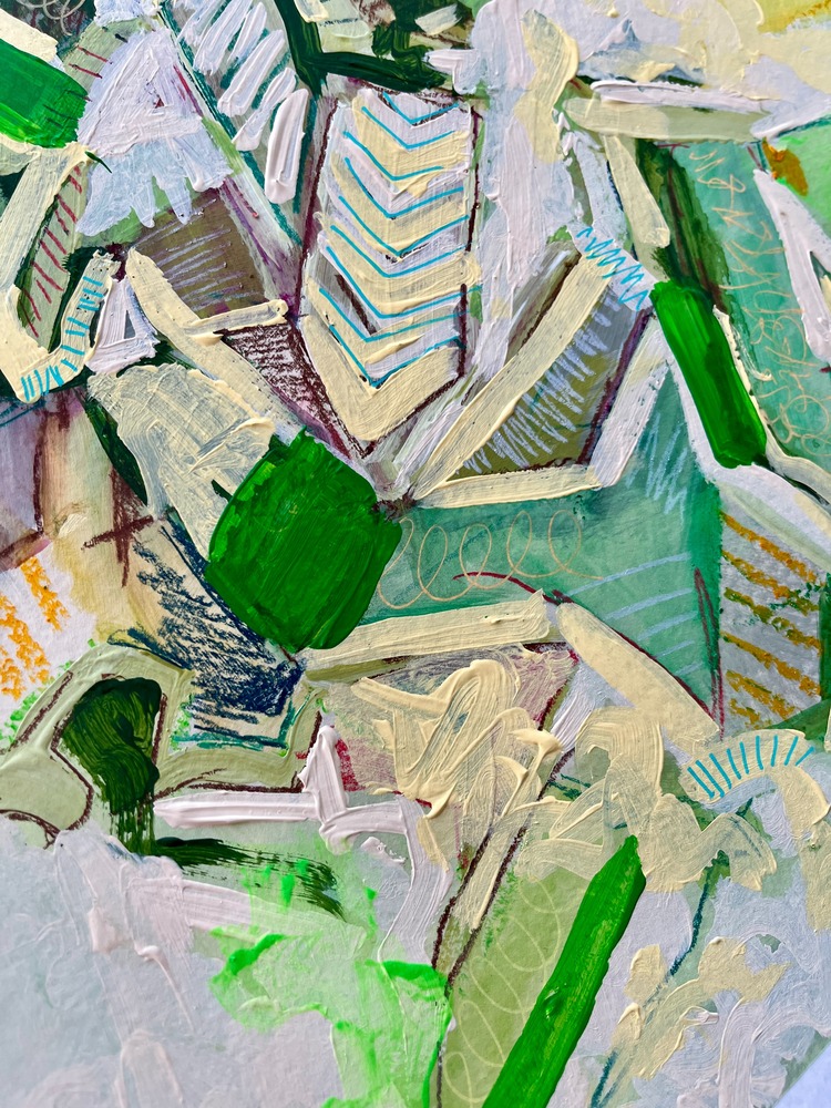 Green Thoughts-2, 50*35 cm