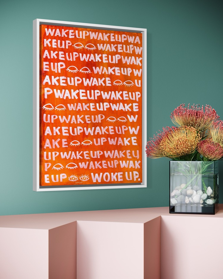 Woke Up, 70*50cm 