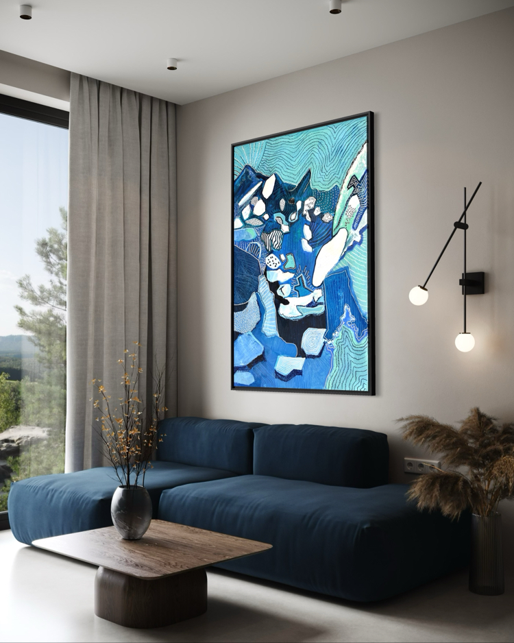 Blue Heaven, 120*80 cm
