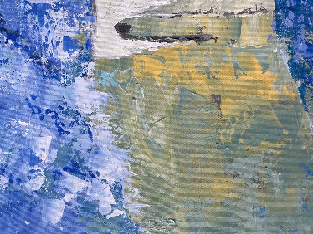 Lost in Blues, 100*70 cm
