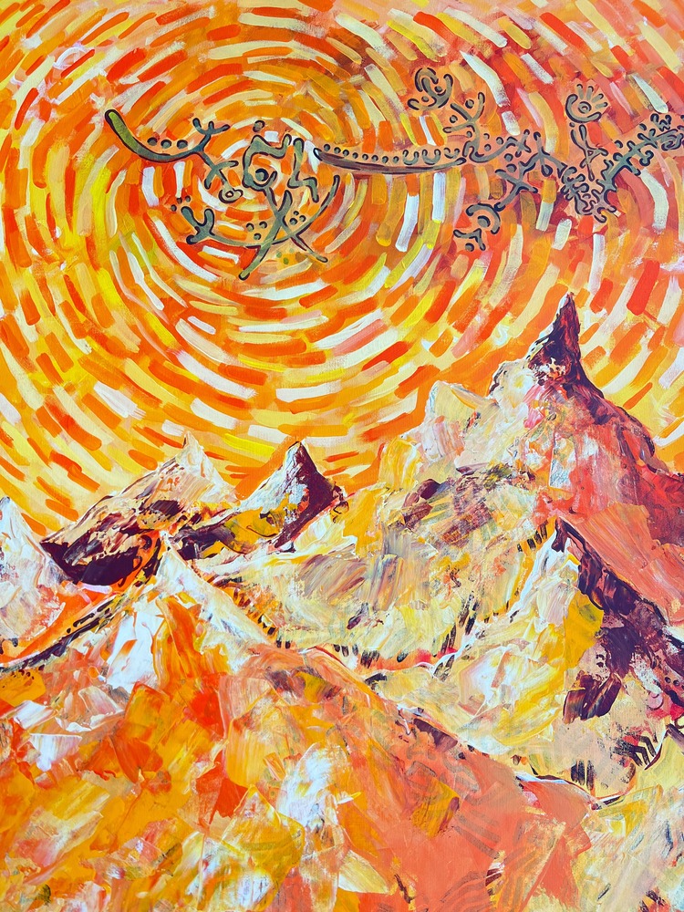 Derviş, 90*90cm
