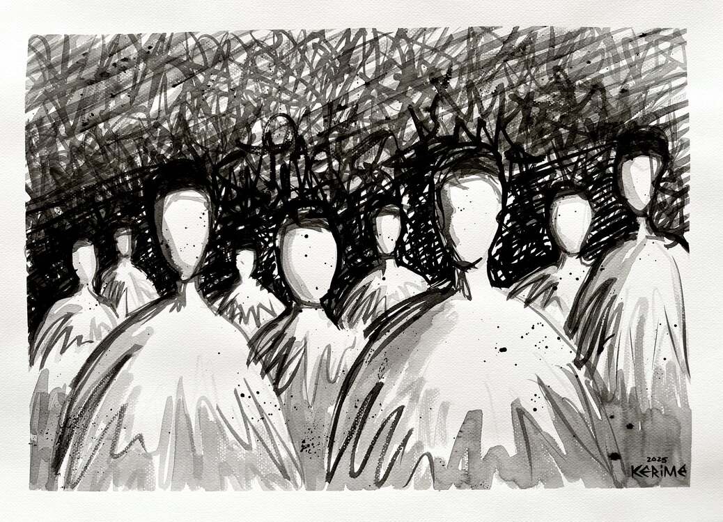 The Silent Ones, 50*35 cm