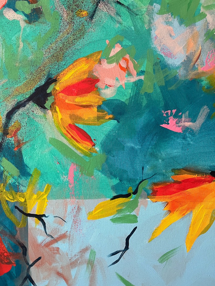 Gönül Çiçeği, 100*100cm 