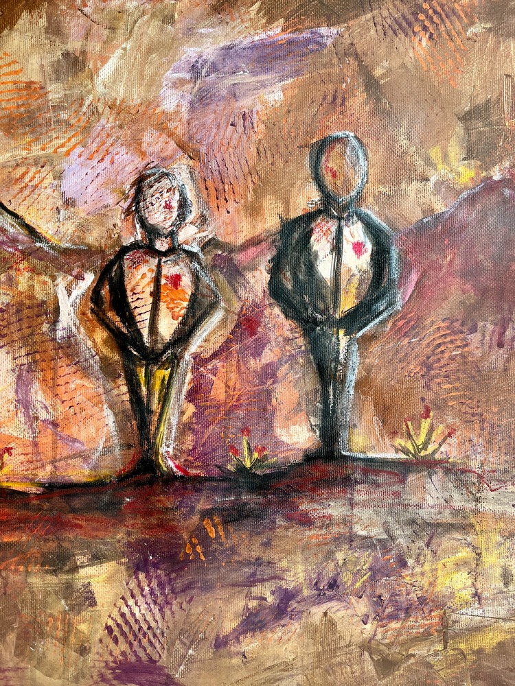 The Two, 100*70 cm