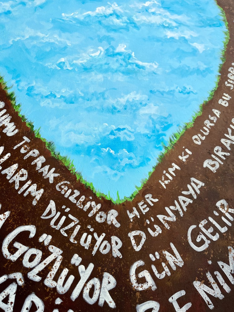 Kara Toprak, 100*70 cm