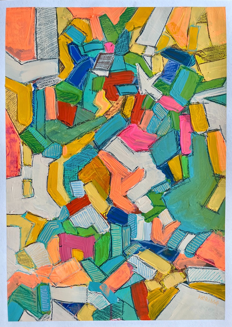 Joyful Feelings-2, 50*35 cm