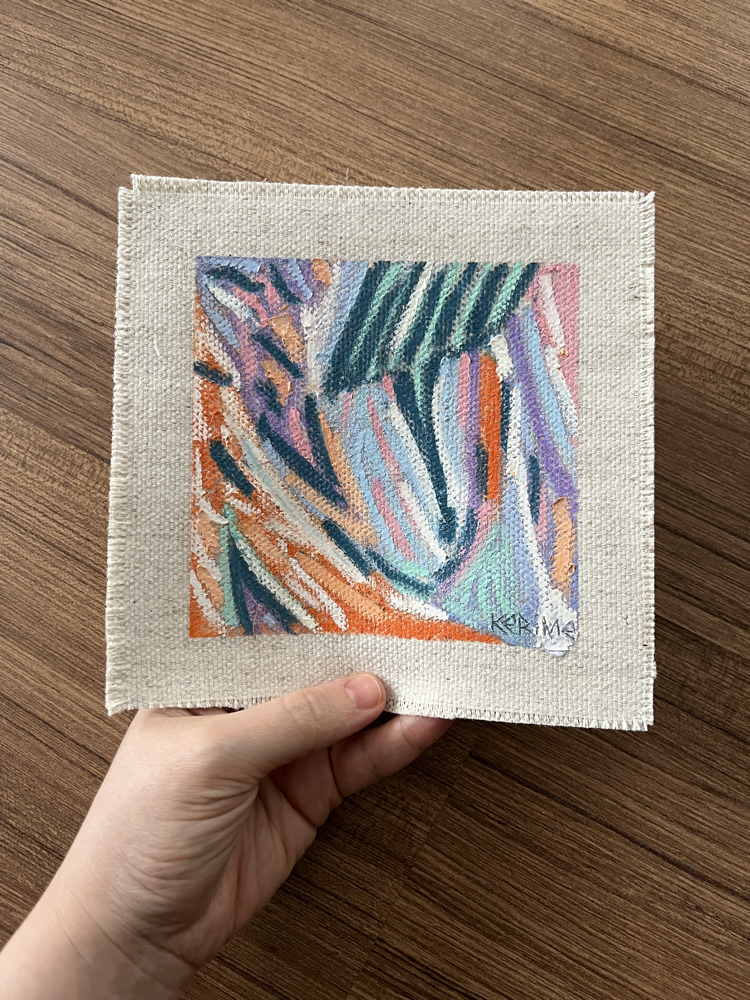 Pastel Vibes-1 , 17x17 cm