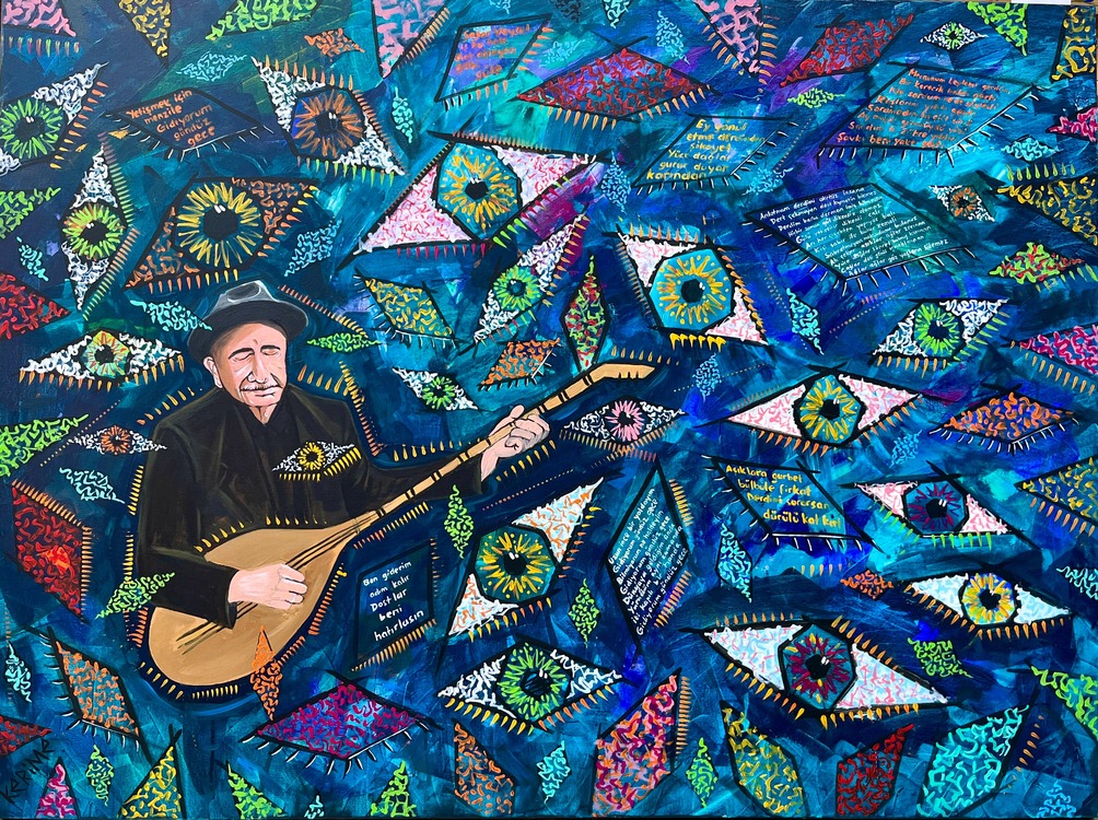 Aşık Veysel, 120*90cm